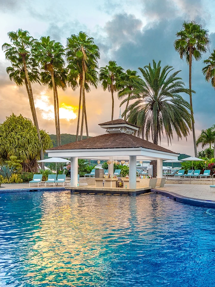 Beautiful main pool at Moon Palace Ocho Rios